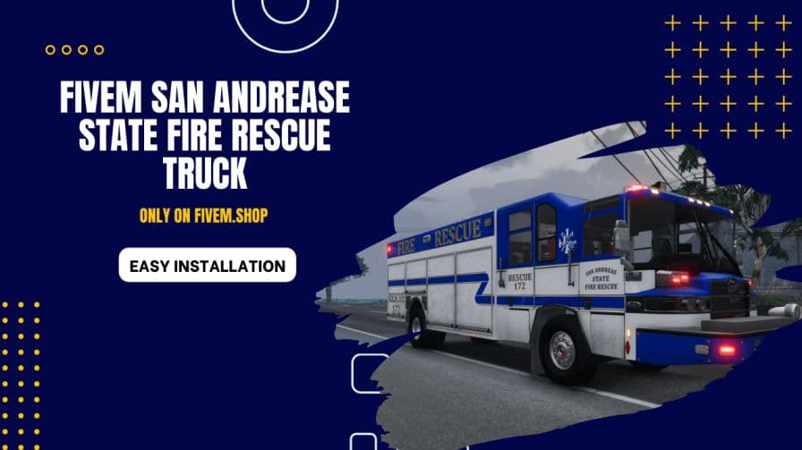 FiveM San Andreas State Fire Rescue Truck