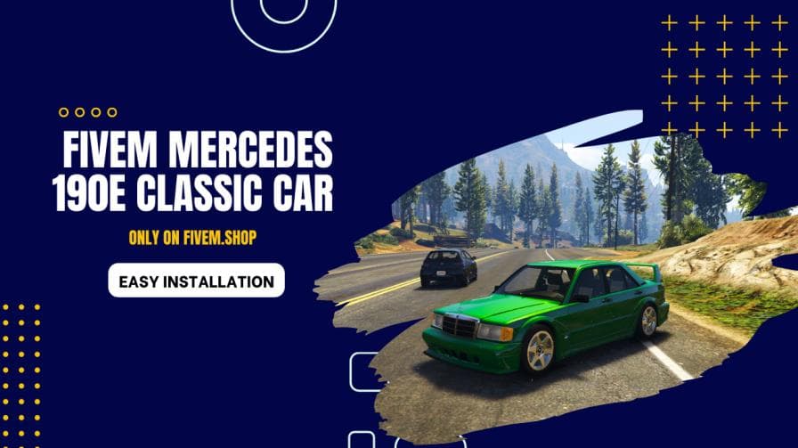FiveM Mercedes 190E Classic Car