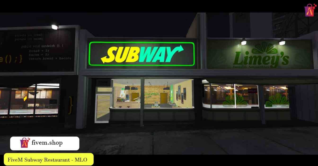 FiveM Subway Restaurant MLO