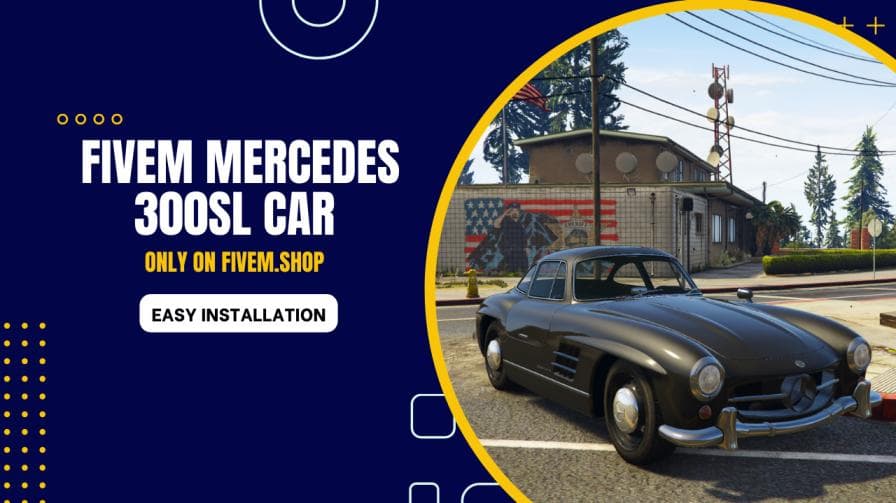 FiveM Mercedes 300SL car