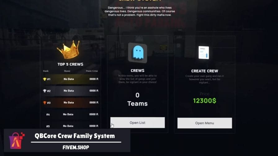 FiveM Families Management