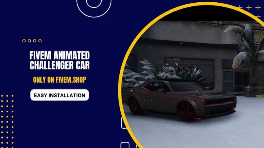 FiveM Animated Challenger Car