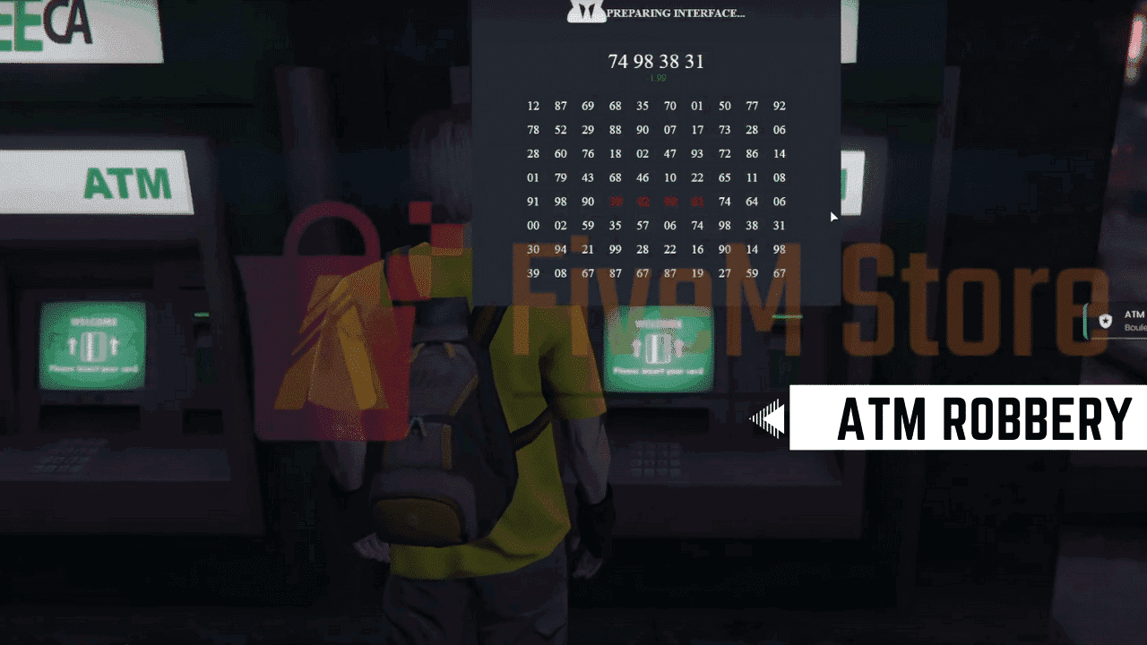 QBCore ATM Robbery