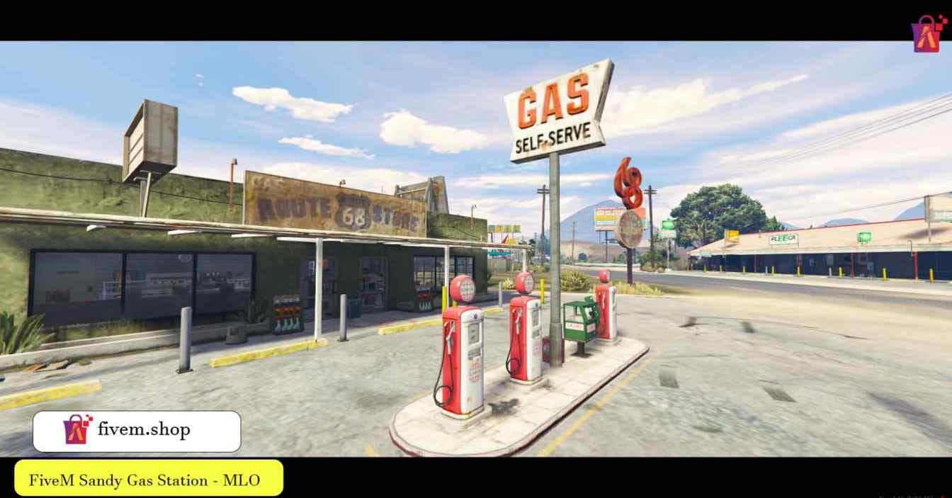 FiveM Sandy Gas Station MLO