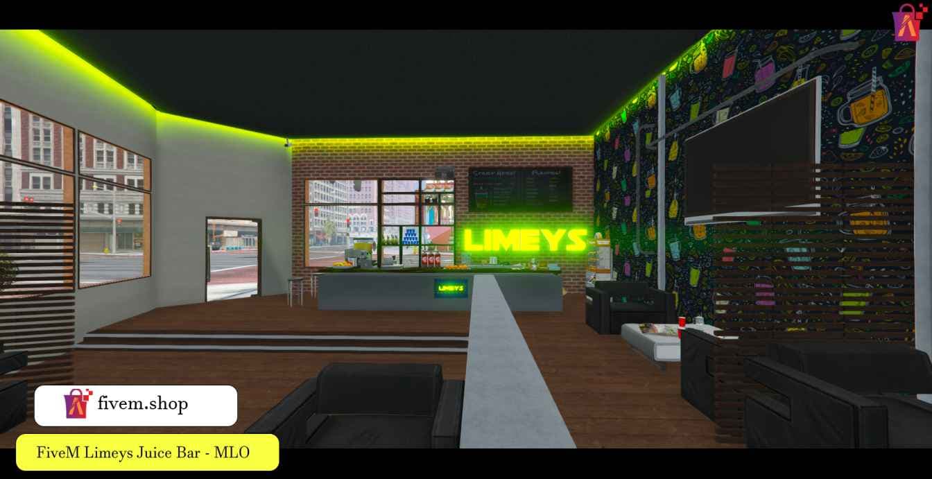 Limeys Juice Bar MLO FiveM
