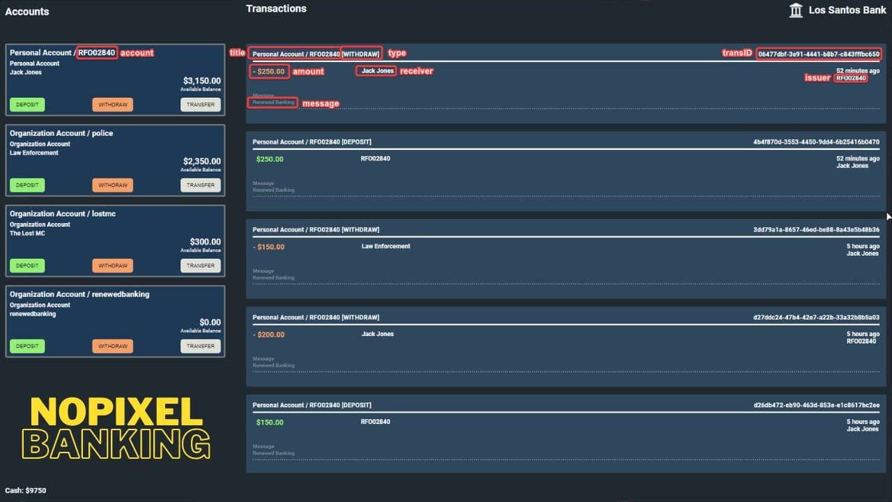 QBCore Banking V2QBCore Banking V2