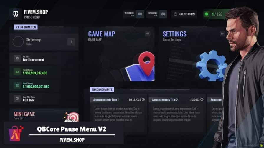 FiveM Pause Menu V2