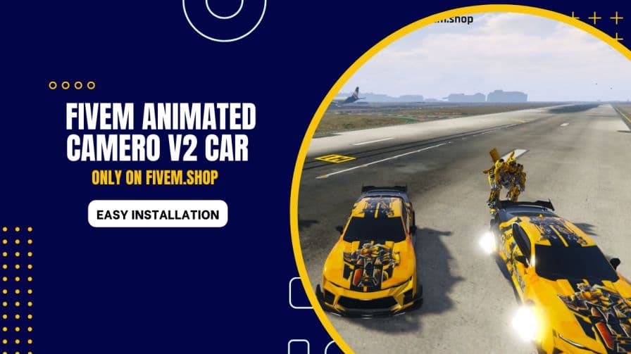 FiveM Animated Camaro V2 Car