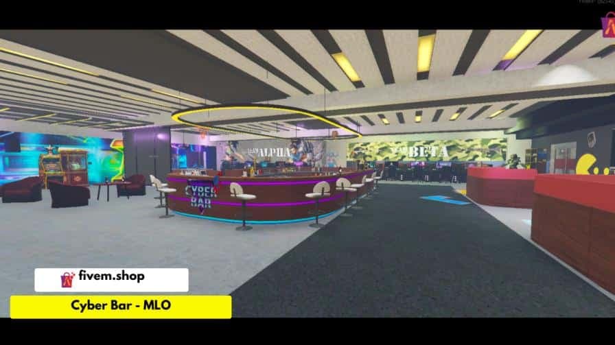 FiveM Cyber Bar MLO