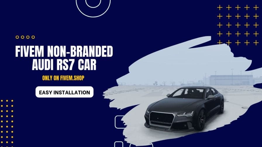 FiveM Non Branded Audi RS7 Car-V2