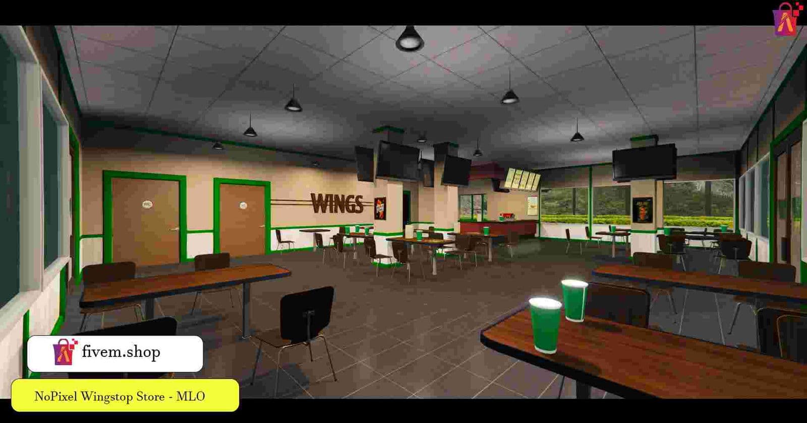 NoPixel Wingstop Store MLO