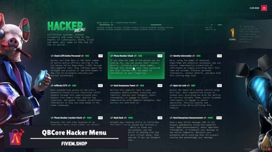 FiveM Hacker Script