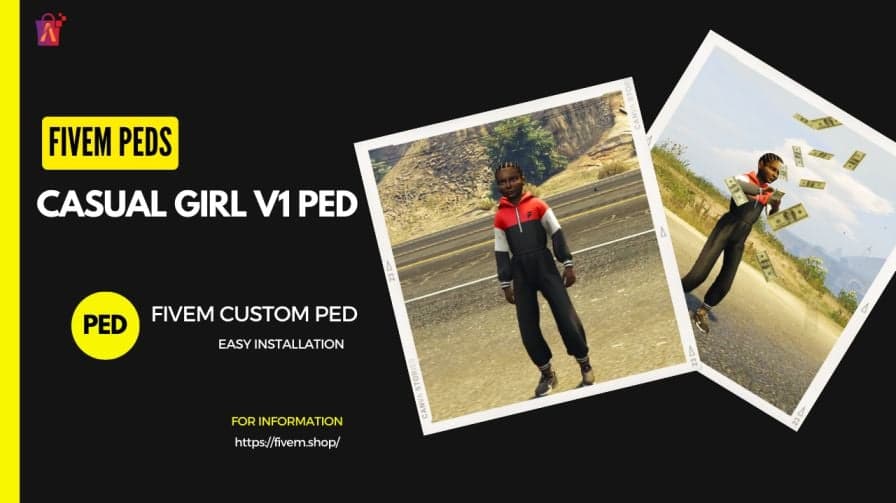 FiveM Casual Girl V1 Ped