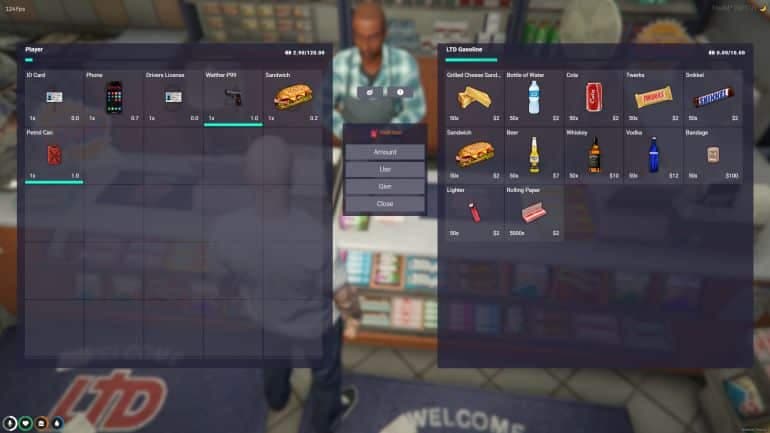 FiveM QBcore Inventory Reskin