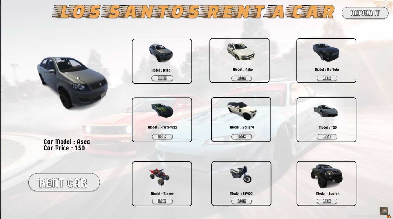 ESX RentCar