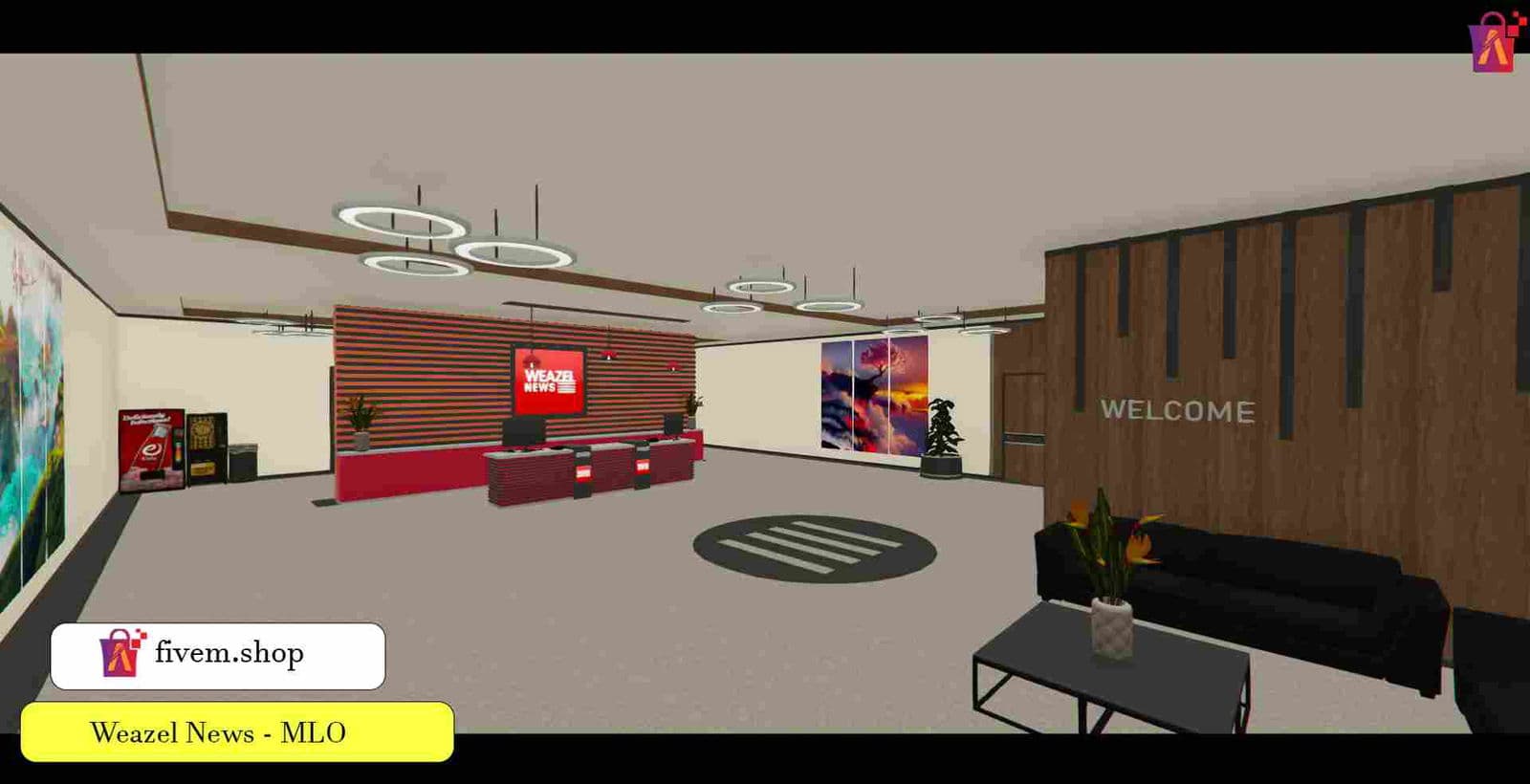 Weazel News Interior FiveM
