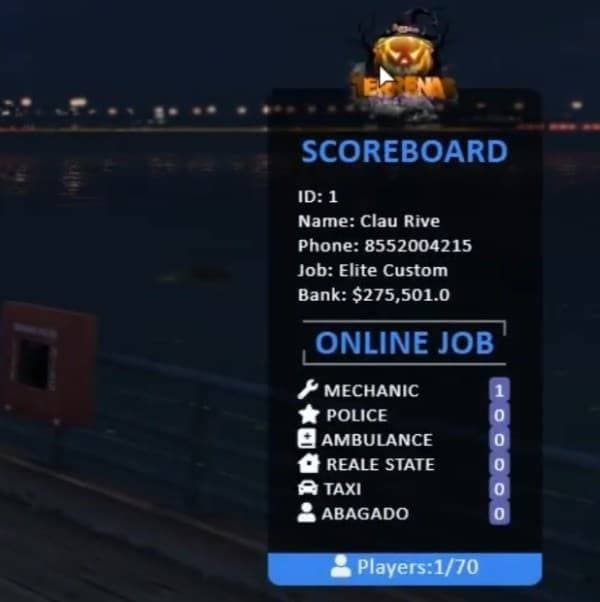 New QBCore Scoreboard