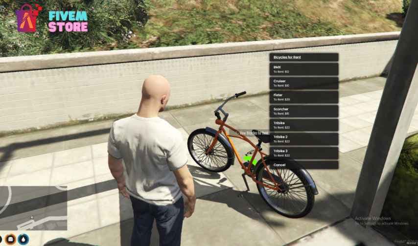 QBCore Bicycle Rental