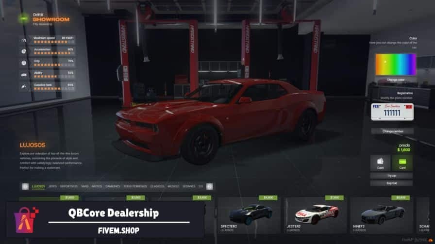 FiveM Car Dealership Script
