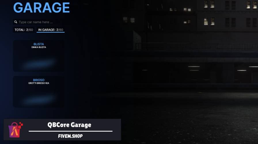 FiveM Garage Script