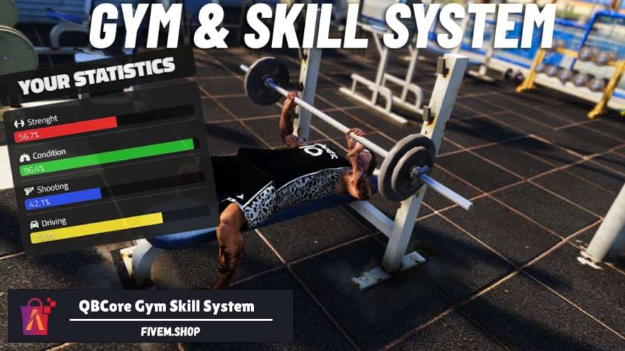 FiveM Gym And Skills Script