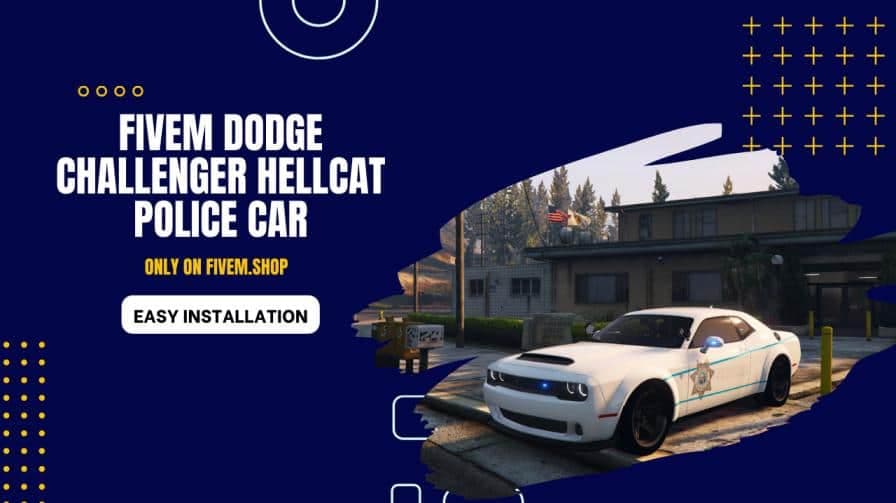 FiveM Dodge challenger Hellcat Police Car