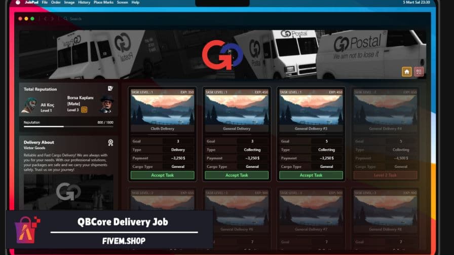 FiveM Delivery Job