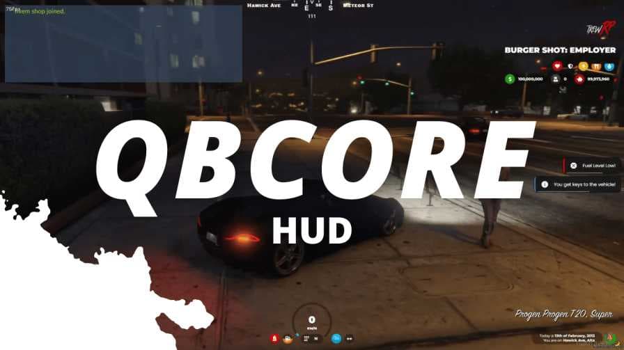 Next-Gen FiveM QBcore HUD