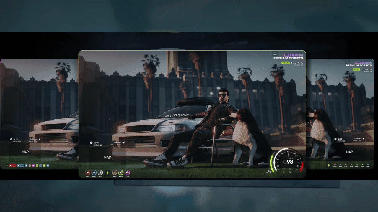 FiveM QBCore HUD