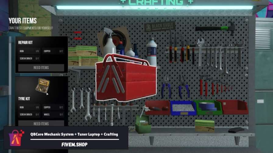 FiveM Mechanic Tuning Script