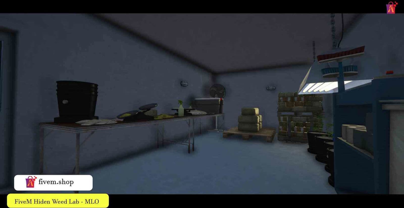 FiveM Hidden Weed Lab MLO