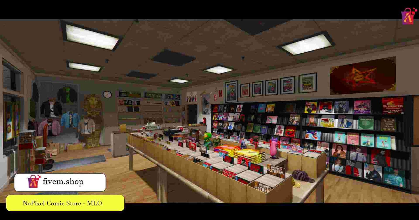 NoPixel Comic Store MLO