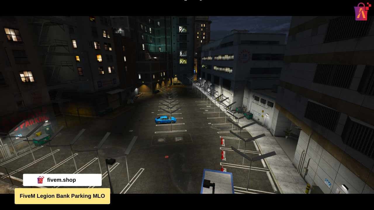 FiveM Legion Bank Parking MLO