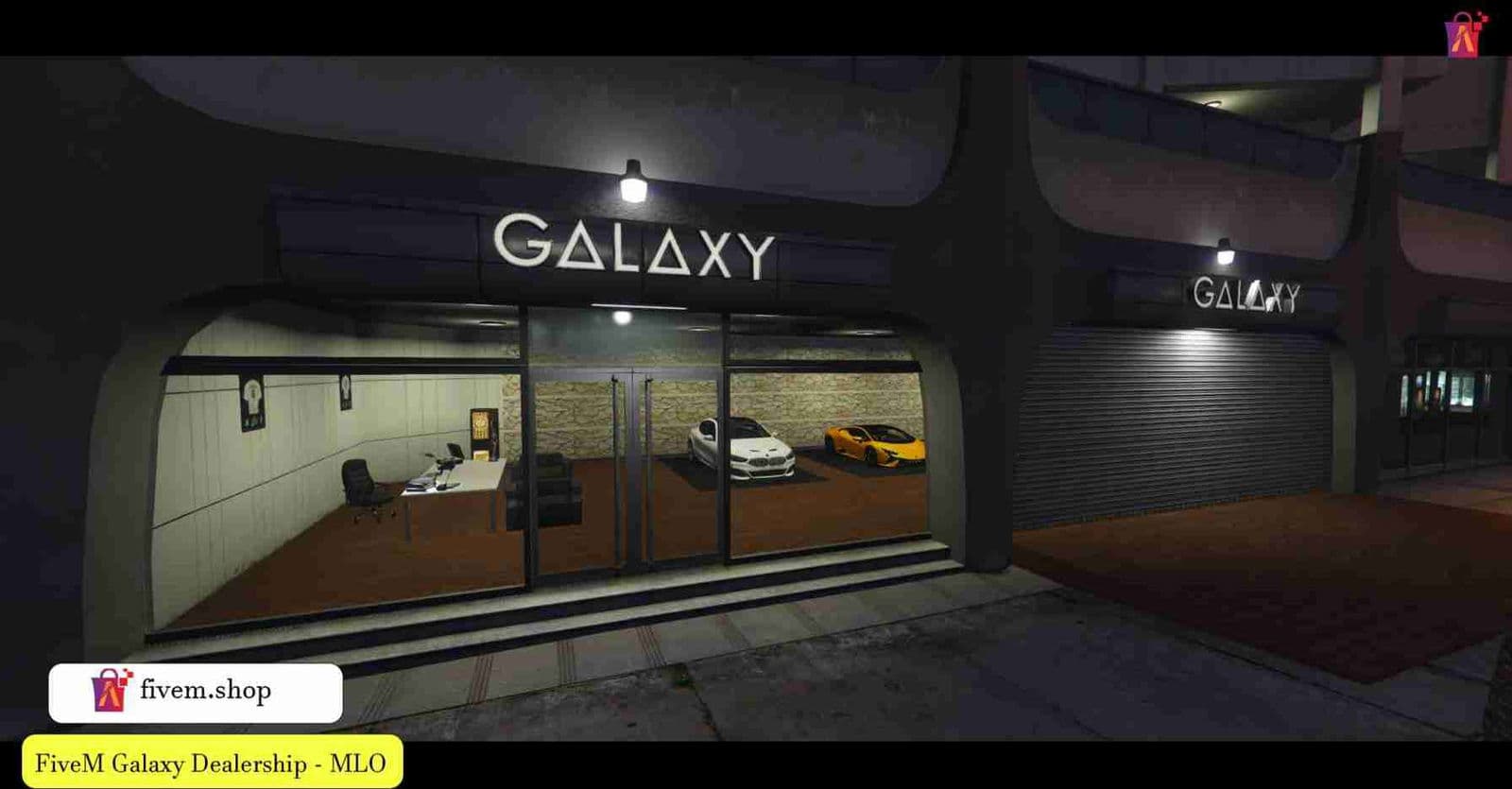 FiveM Galaxy Dealership MLO
