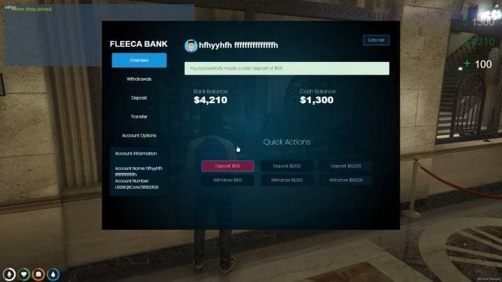 QBCore Banking V3