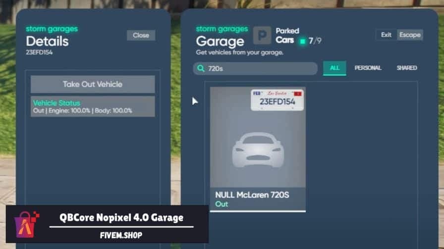 FiveM Garage Script V2