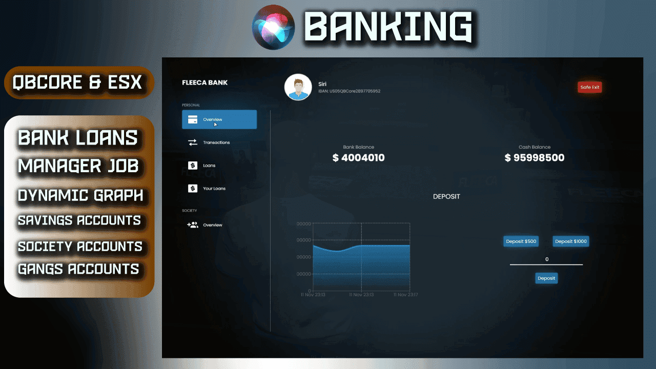 QBCore Banking