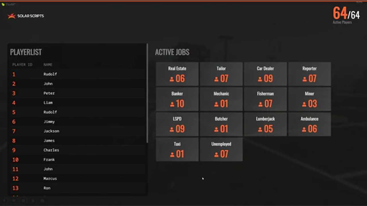 esx scoreboard