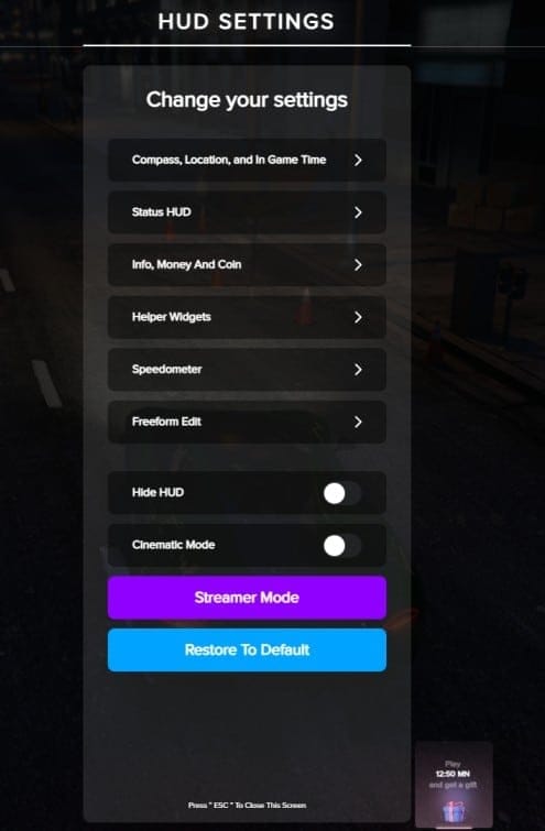 Car Hud FiveM