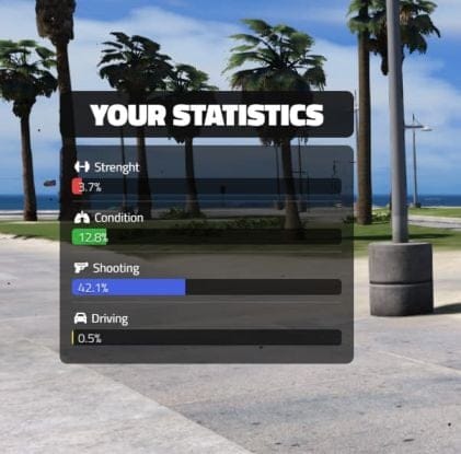 FiveM Gym And Skills Script