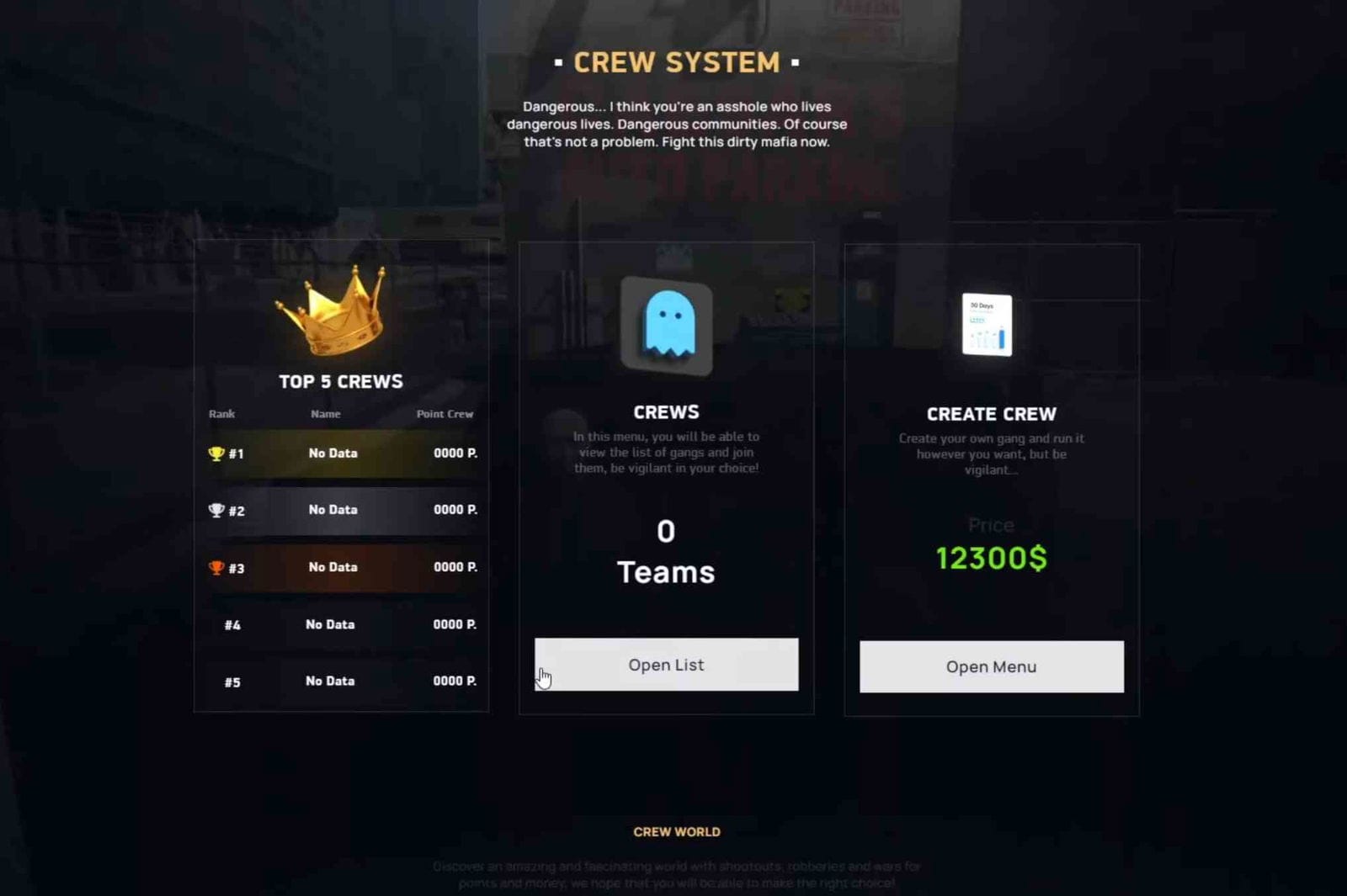 FiveM Crew System