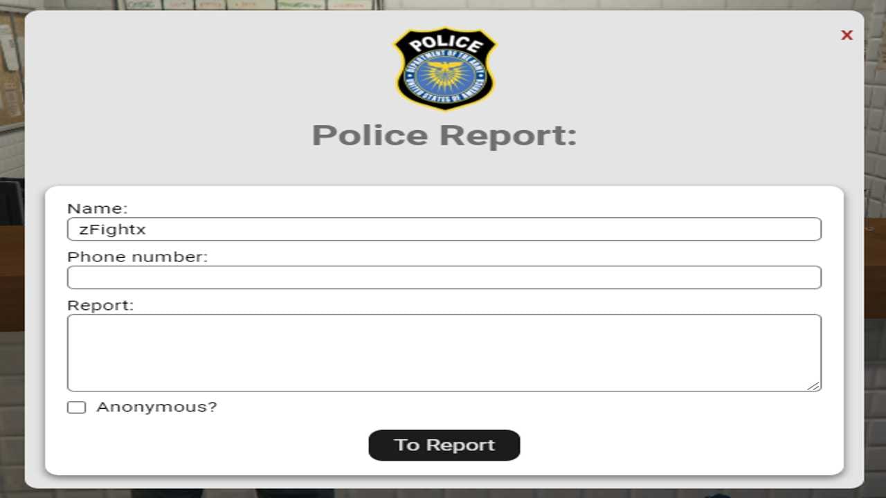 ESX Police Report
