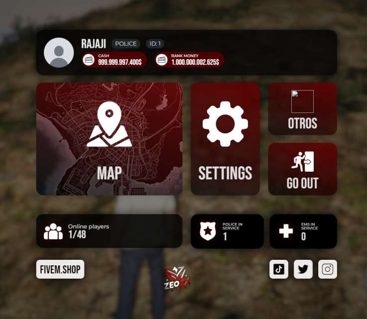 FiveM Pause Menu Script