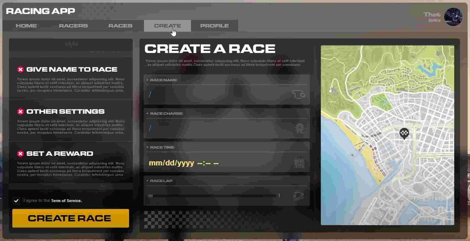 FiveM Race Tablet Script