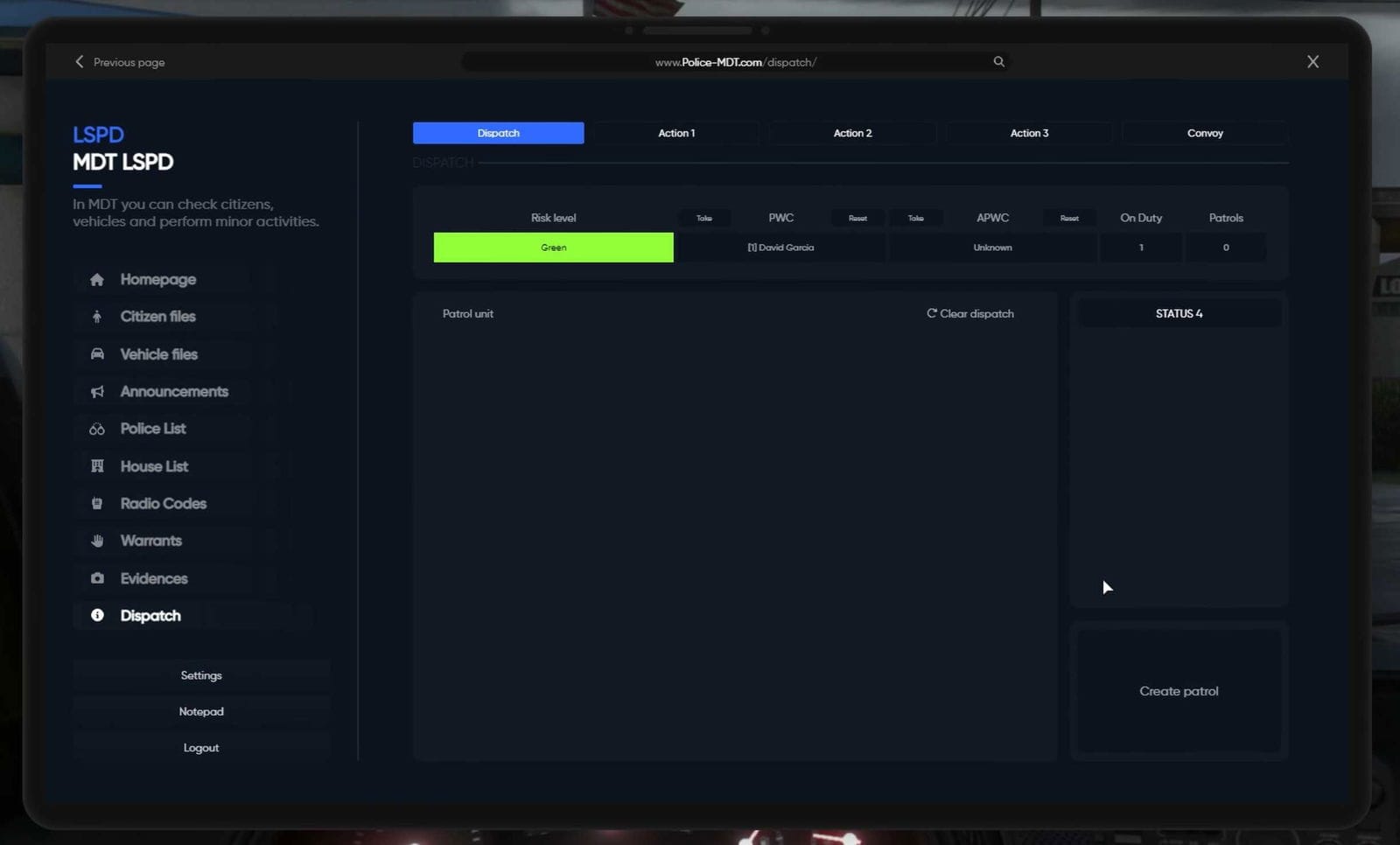 FiveM Police MDT Script