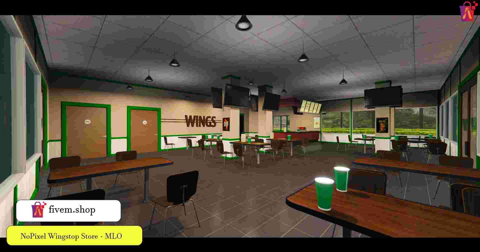 NoPixel Wingstop Store MLO