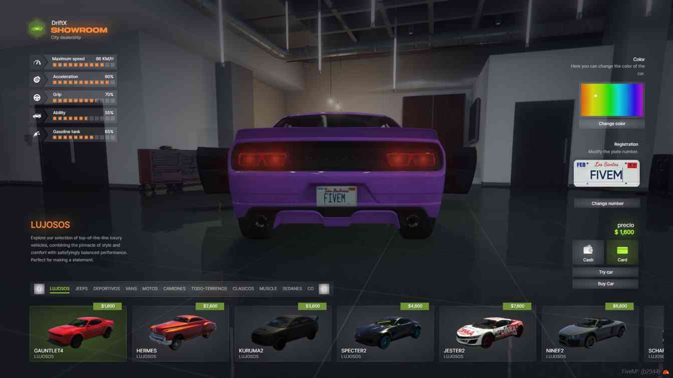 FiveM Car Dealership Script