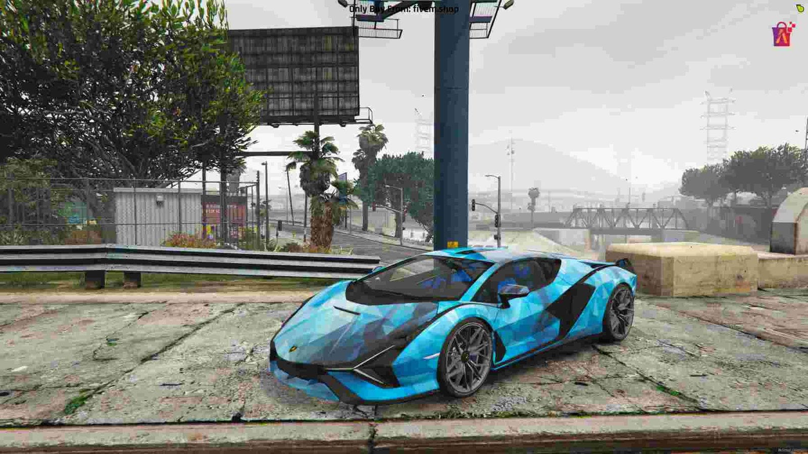 FiveM Lamborghini Sian Car