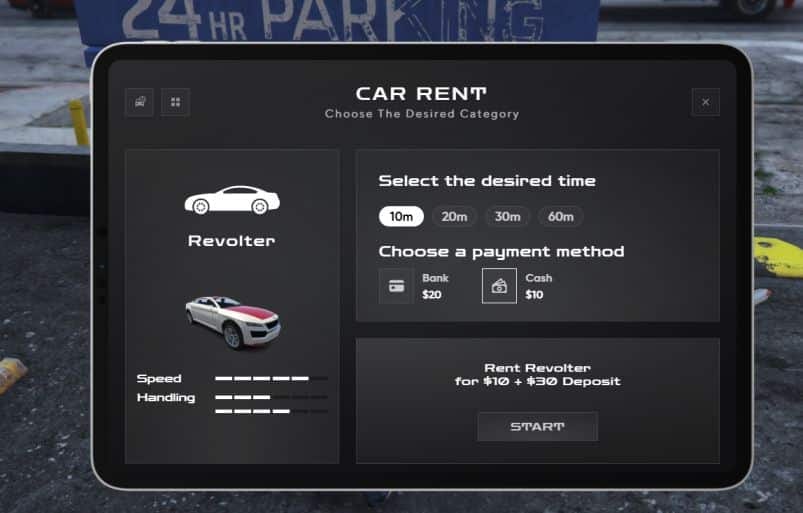 Car Rental FiveM