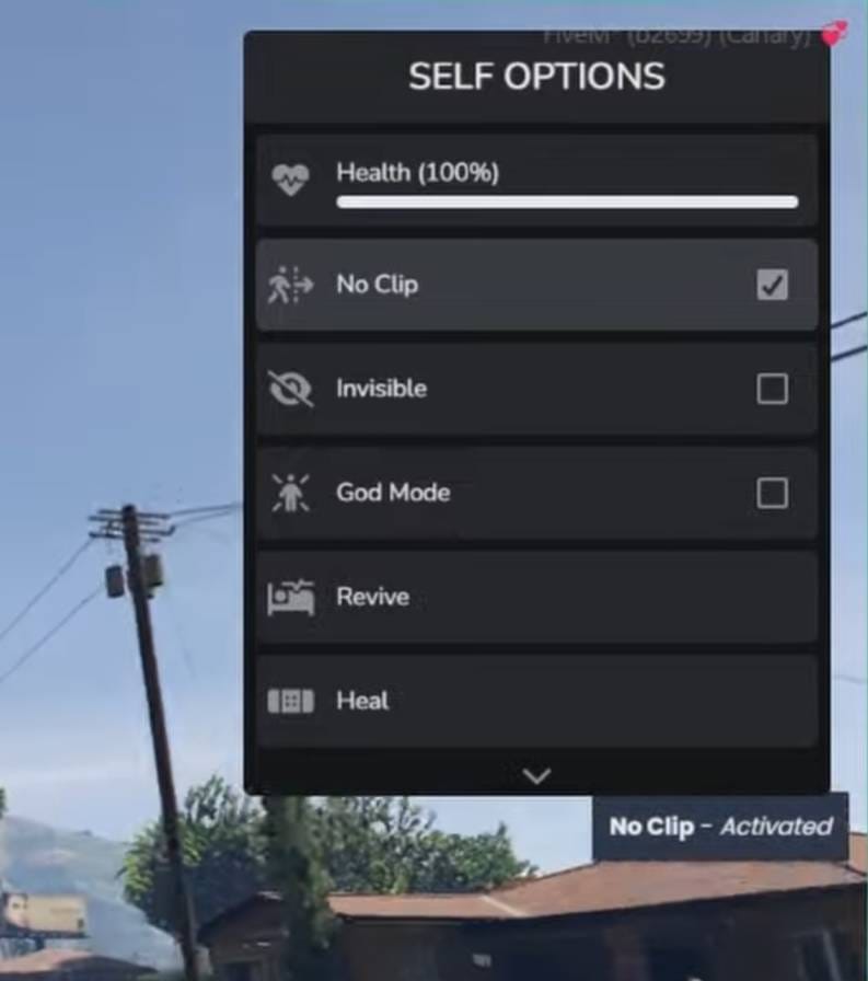 Admin Menu Script FiveM